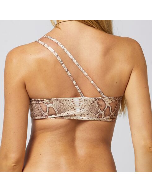 Haut de maillot de bain Anahi marron
