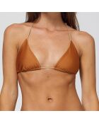 Haut de maillot de bain Claudia bronze