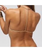 Haut de maillot de bain Claudia bronze