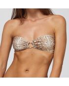 Haut de maillot de bain Flavia marron