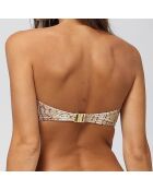 Haut de maillot de bain Flavia marron