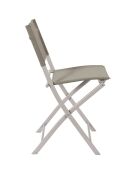 Chaise Elba beige - 46x80x50 cm