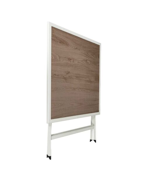 Table en métal beige - 70x71x70 cm