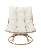 Fauteuil Petra beige - 74x88x96 cm
