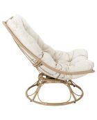 Fauteuil Petra beige - 74x88x96 cm