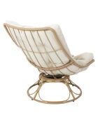 Fauteuil Petra beige - 74x88x96 cm
