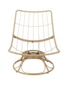 Fauteuil Petra beige - 74x88x96 cm