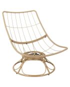 Fauteuil Petra beige - 74x88x96 cm