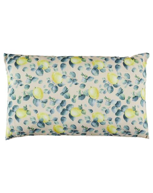 Coussin déperlant Citrons coloris aléatoire - 50x30 cm