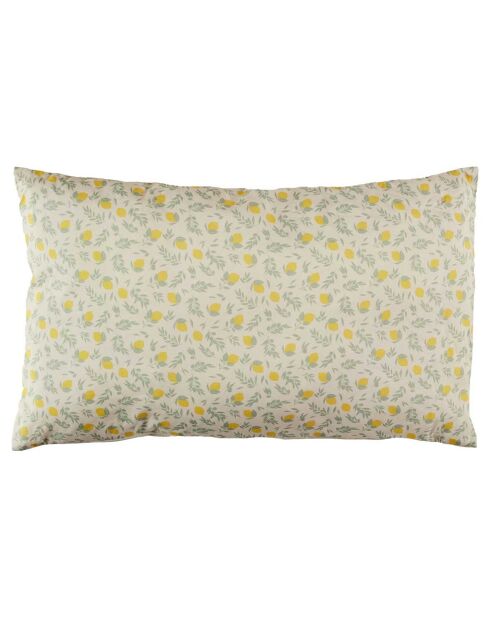Coussin déperlant Citrons coloris aléatoire - 50x30 cm