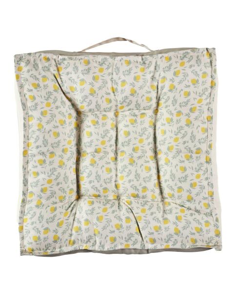 Coussin de sol déperlant Bain de Soleil coloris aléatoire - 40x40 cm