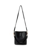 Bolso bombonera Venice negro - 18x10x20 cm