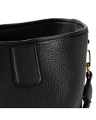 Bolso bombonera Venice negro - 18x10x20 cm
