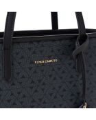 Bolso Taormina negro - 32x11x24 cm