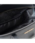Bolso Taormina negro - 32x11x24 cm