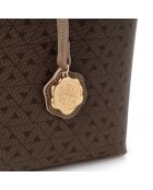 Bolso Taormina marrón - 32x11x24 cm