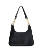 Borsa a tracolla Procida nera - 34x13x17 cm