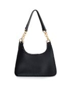 Borsa a tracolla Procida nera - 34x13x17 cm