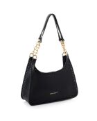 Borsa a tracolla Procida nera - 34x13x17 cm
