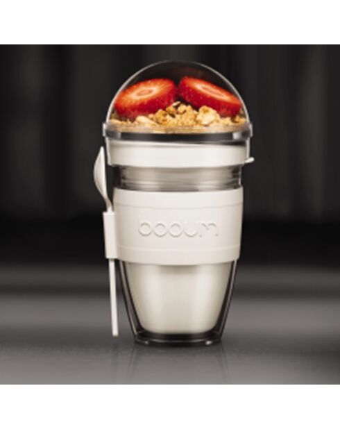 Granola para llevar, con tapa y cuchara JoyCup - 0,25 L