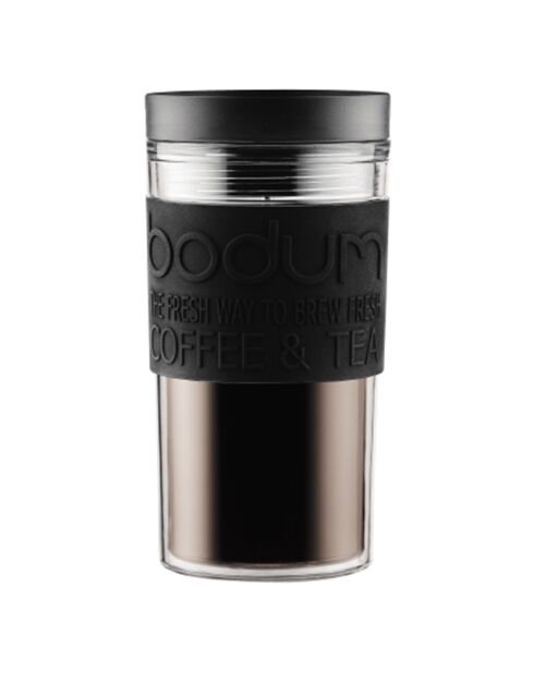 Mug de voyage isotherme en plastique, couvercle à vis hermétique Travel - 0.35L