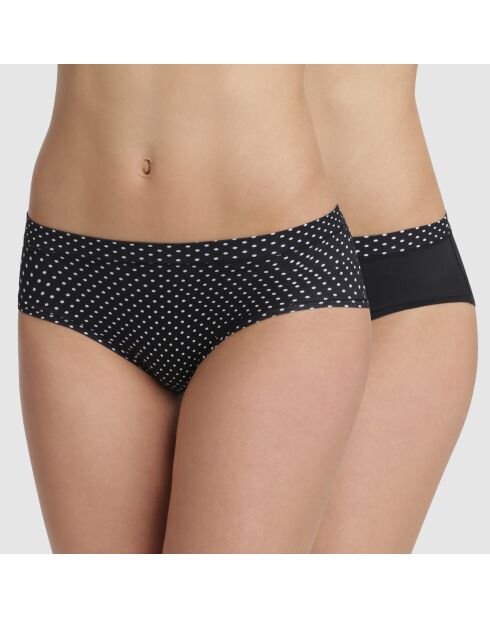 2 Shorties Oh My Dim'S noir pois/noir