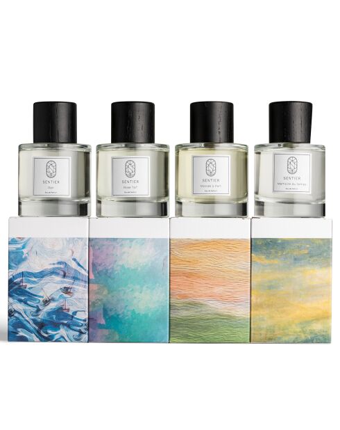 4 Eaux de Parfum Muse Collection : Rán + Rose Taif + Monde à part + Mémoire du temps