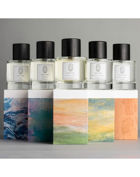5 Eaux de Parfum Absolute Sentier Scents Experience : Rán + Rose Taif + Monde à part + Mémoire du temps + Esteemed Musk
