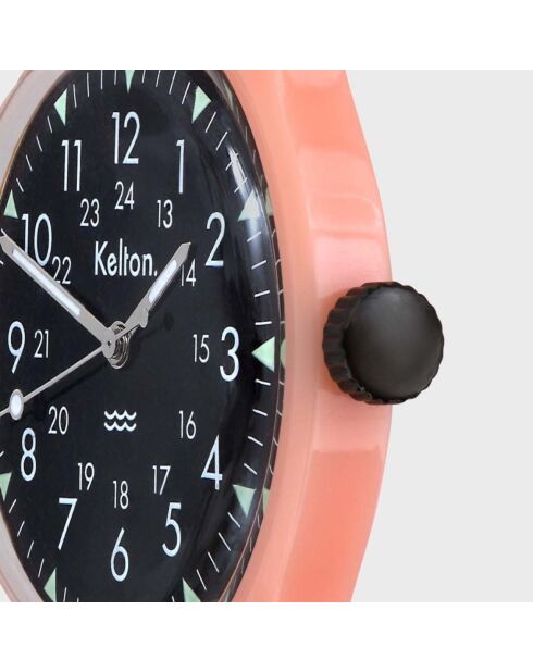 Orologio da donna meccanico in plastica riciclata Seagull Jungle Nude