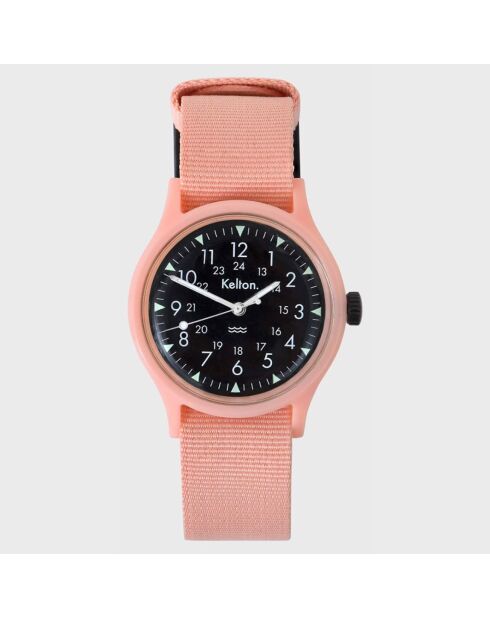 Montre Femme Mécanique Seagull Jungle en Plastique recyclé nude
