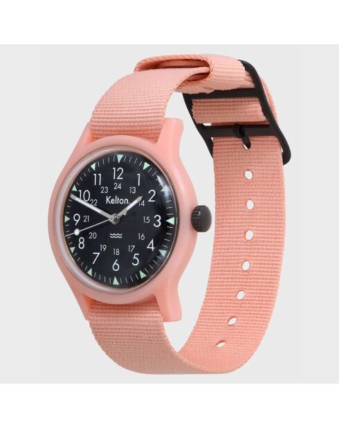 Orologio da donna meccanico in plastica riciclata Seagull Jungle Nude