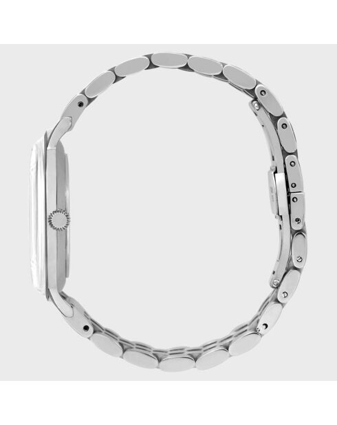 Montre Mixte Quartz Villa en Acier argenté/blanc
