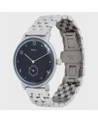 Montre Mixte Quartz Villa en Acier argenté/noir