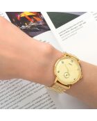 Montre Mixte Quartz Villa en Acier dorée