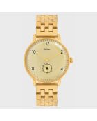 Montre Mixte Quartz Villa en Acier dorée