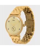 Montre Mixte Quartz Villa en Acier dorée