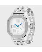 Montre Femme Automatique Tictac x Micmac St.Tropez en Acier argentée