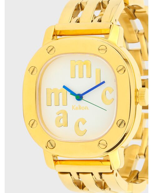 Montre Femme Automatique Tictac x Micmac St.Tropez en Acier dorée