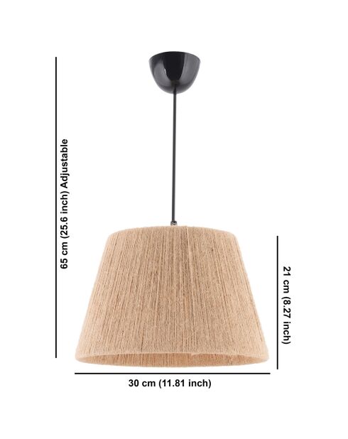Suspension Esparfa crème - 65x30 cm