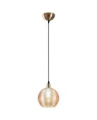 Muzo gelbe Vintage-Pendelleuchte - 110x15 cm