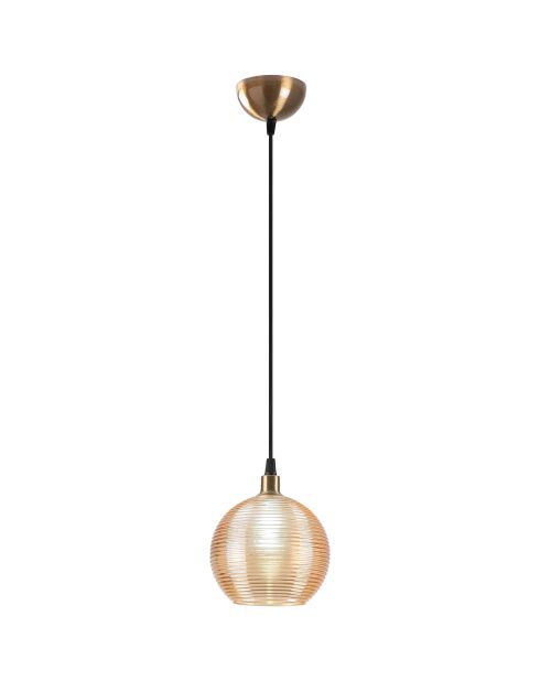 Muzo gelbe Vintage-Pendelleuchte - 110x15 cm