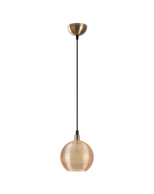 Muzo gelbe Vintage-Pendelleuchte - 110x15 cm