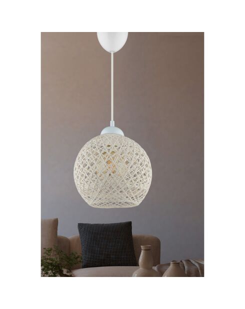 DL097 witte hanglamp - 54x22 cm