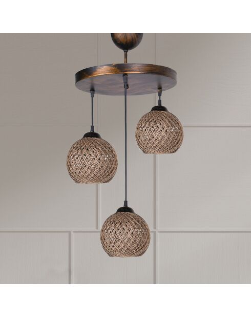 Lustre HM201 bronze - 80x32 cm