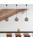 Suspension Hay noire - 126x25 cm