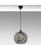 Suspension Hay noire - 126x25 cm