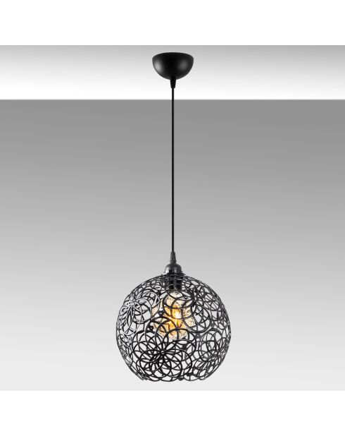 Hay schwarze Pendelleuchte - 126x25 cm