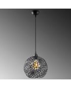 Suspension Hay noire - 126x25 cm