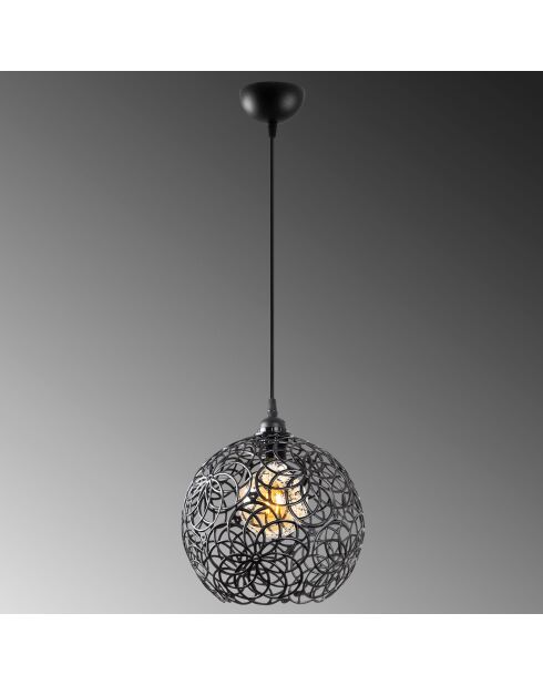 Hay schwarze Pendelleuchte - 126x25 cm