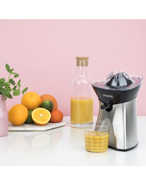 Presse-agrumes électrique AGR60 acier/noir - 60W